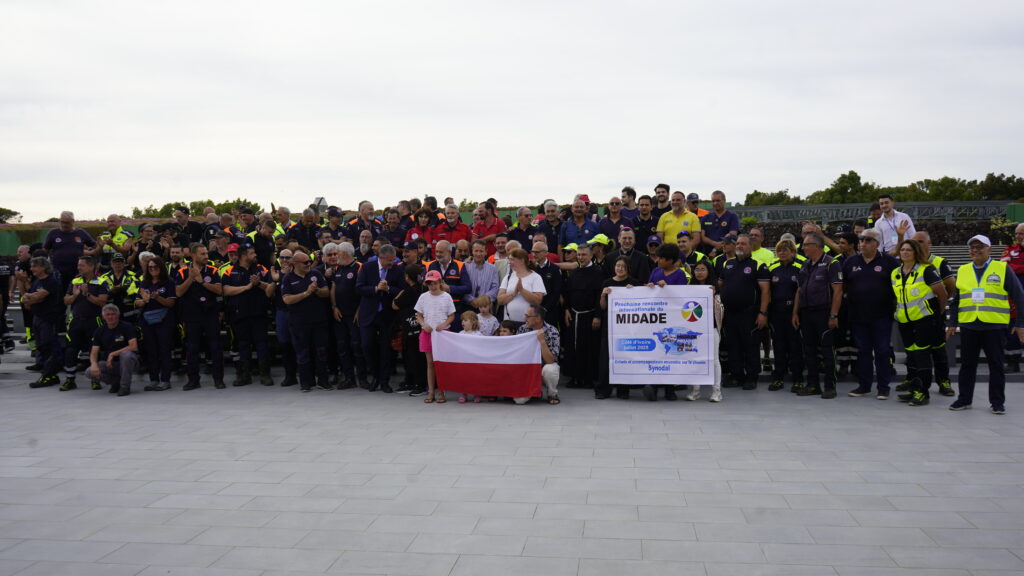 foto di gruppo al camping Capitol